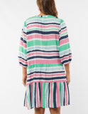 Margarita Stripe Button Dress