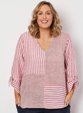 Spliced Stripe Tunic