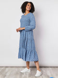 Threadz Shirred Tiered Dress