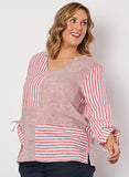Spliced Stripe Tunic