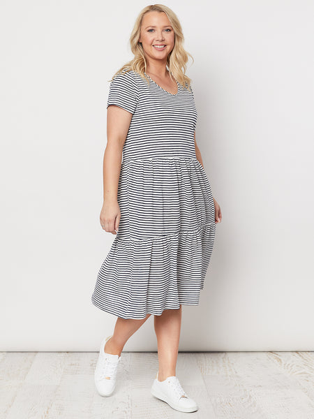 Stripe Jersey Dress